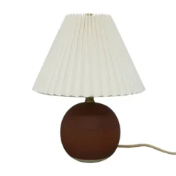 Oval Table Lamp With Pleated Shade (Includes LED Light Bulb) Red - Threshold™ Designed With Studio McGee -Home Decor Shop GUEST 0329b4d7 a9eb 4475 8a02 6d602b7948cf