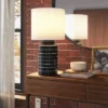 Glossy Table Lamp Navy And White (Includes LED Light Bulb) - Threshold™ -Home Decor Shop GUEST 0394b06f 3ca0 4c0a 9903 861ffa89adc8