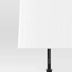 22.5"x7" Square Base Stick Lamp With USB Black - Threshold™: Modern Desk Lighting, ETL Listed, Linen Shade 7 22.5"x7" Square Base Stick Lamp With USB Black - Threshold™: Modern Desk Lighting, ETL Listed, Linen Shade -Home Decor Shop GUEST 0e0fad83 a9be 44f7 a295 f72fece38f7f