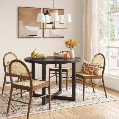 (Set Of 2) 24" X 30" Earth Abstract Framed Canvases Brown - Threshold™: Modern Vertical Wall Art, Digital Print 4 (Set Of 2) 24" X 30" Earth Abstract Framed Canvases Brown - Threshold™: Modern Vertical Wall Art, Digital Print - Image 2