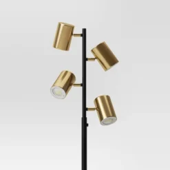 Dean Spotlight Floor Lamp Black/Brass (Includes LED Light Bulb) - Threshold™ 7 Dean Spotlight Floor Lamp Black/Brass (Includes LED Light Bulb) - Threshold™ -Home Decor Shop GUEST 2f16513e 21a0 40c4 b946 c34743de6af1
