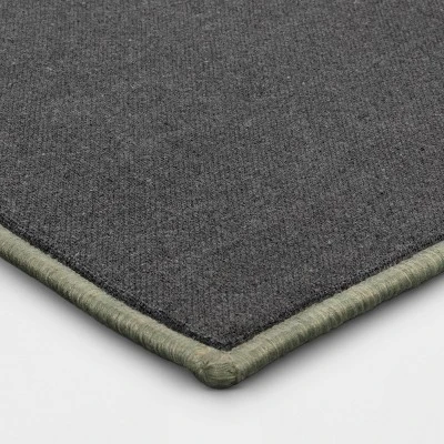 2'x3' Comfort Mat Floral Accent Rug Sage Green - Threshold™ 5 2'x3' Comfort Mat Floral Accent Rug Sage Green - Threshold™ - Image 3