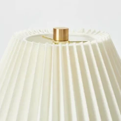 Oval Table Lamp With Pleated Shade (Includes LED Light Bulb) Red - Threshold™ Designed With Studio McGee -Home Decor Shop GUEST 9f3d6739 964f 4c0e 9fa2 364bd19643ae