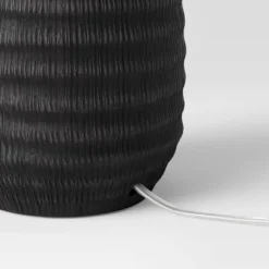 12.25"x5.25" Small Textured Ceramic Lamp Base Black - Threshold™: Chic Raised Design, ETL Listed 7 12.25"x5.25" Small Textured Ceramic Lamp Base Black - Threshold™: Chic Raised Design, ETL Listed -Home Decor Shop GUEST a3bfca16 5ea4 4360 a59b e71f9d0dabfc 1