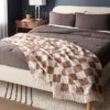 60"x80" Woven Cotton Checkered Bed Throw - Threshold™ -Home Decor Shop GUEST c1c3fabe ecff 49f7 9bea c7095211af79