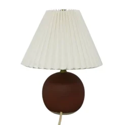 Oval Table Lamp With Pleated Shade (Includes LED Light Bulb) Red - Threshold™ Designed With Studio McGee -Home Decor Shop GUEST e5143a64 39d0 4be9 a866 b25ebc7adbda